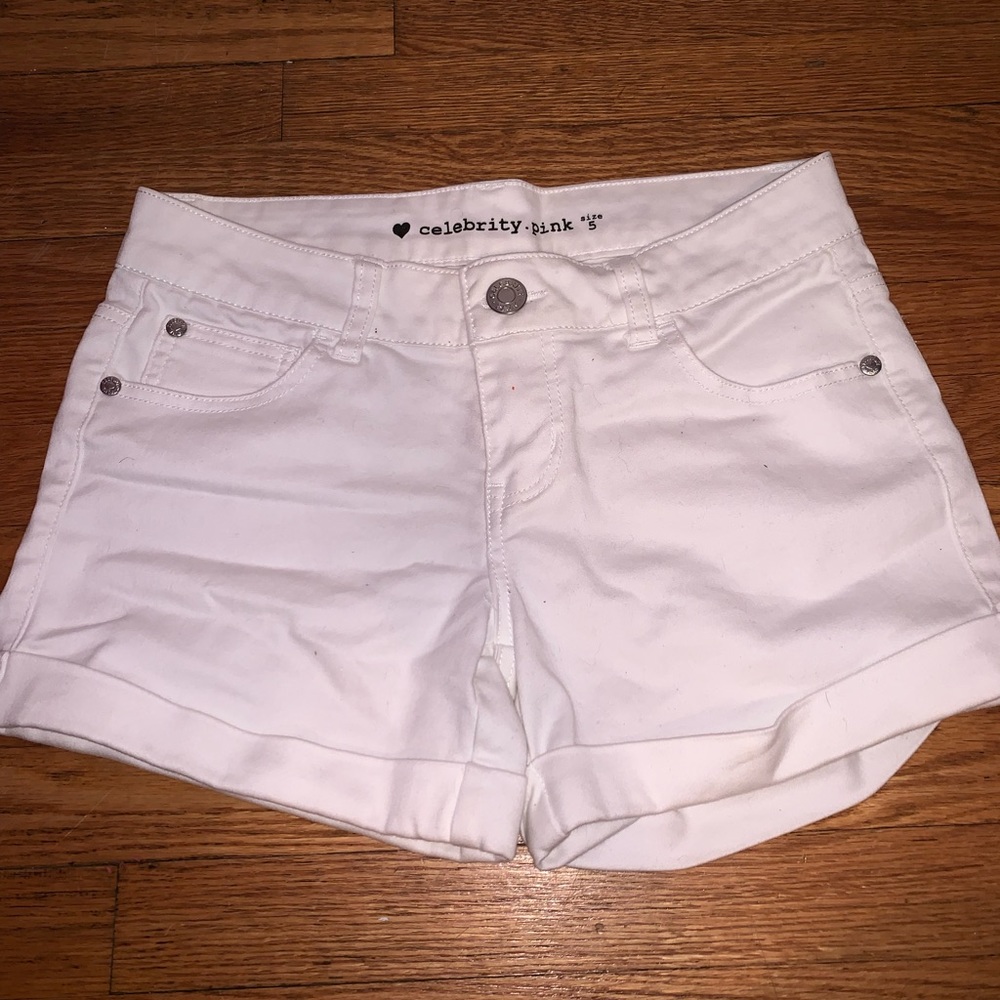 white shorts